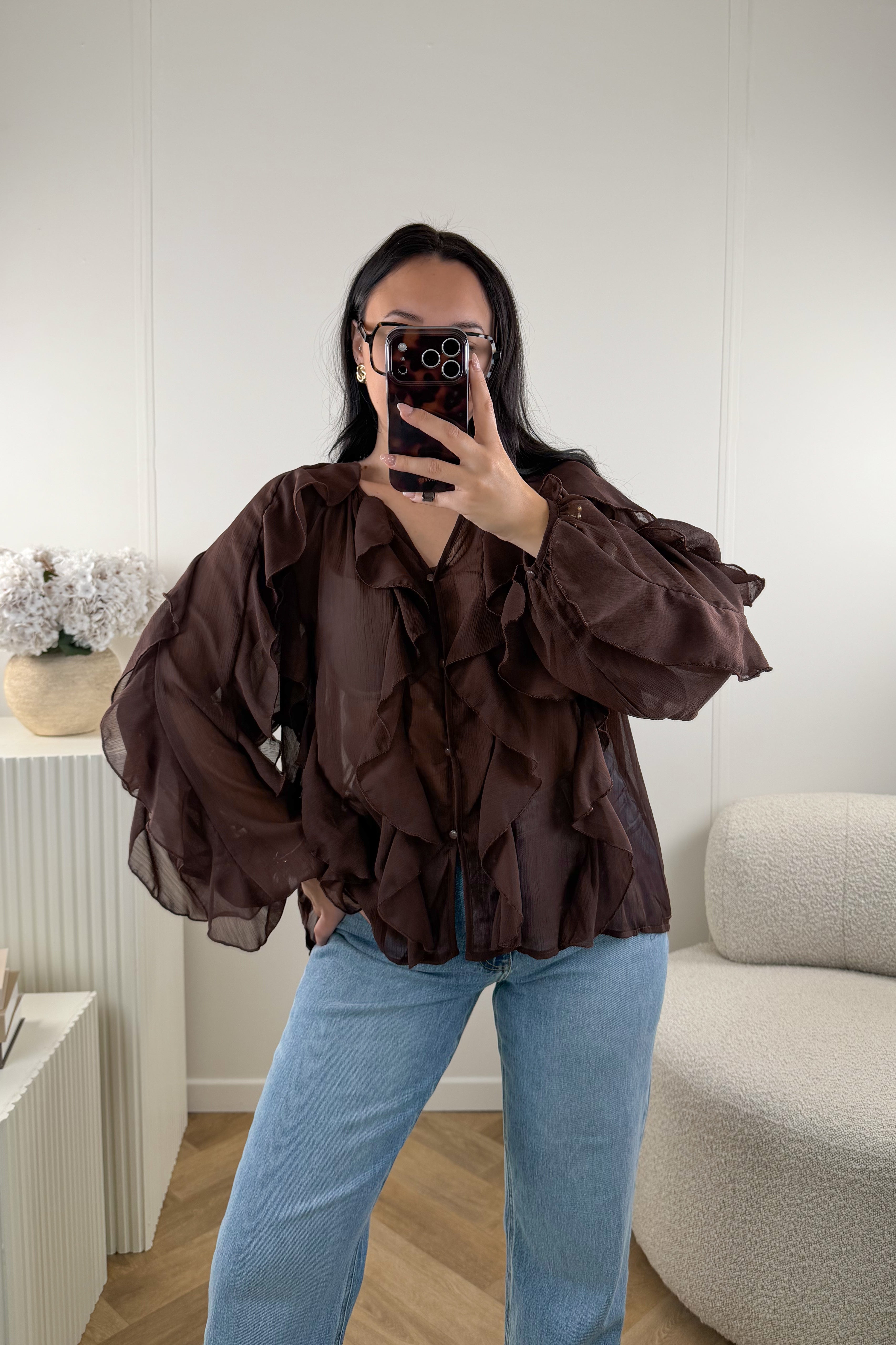 CHEMISE CACAO