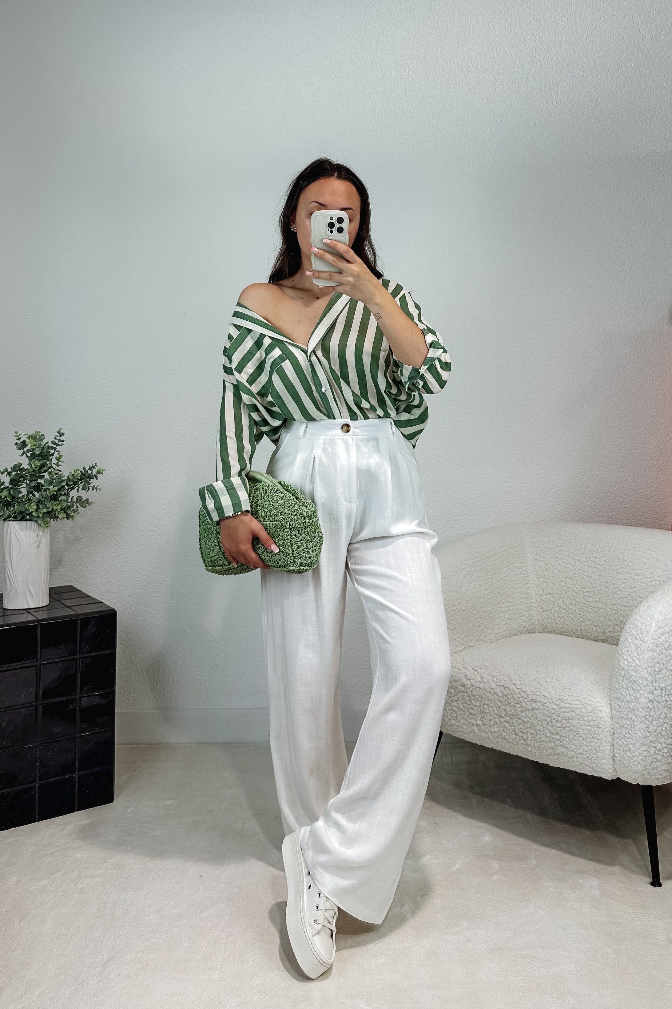 Sac paille SUN - vert
