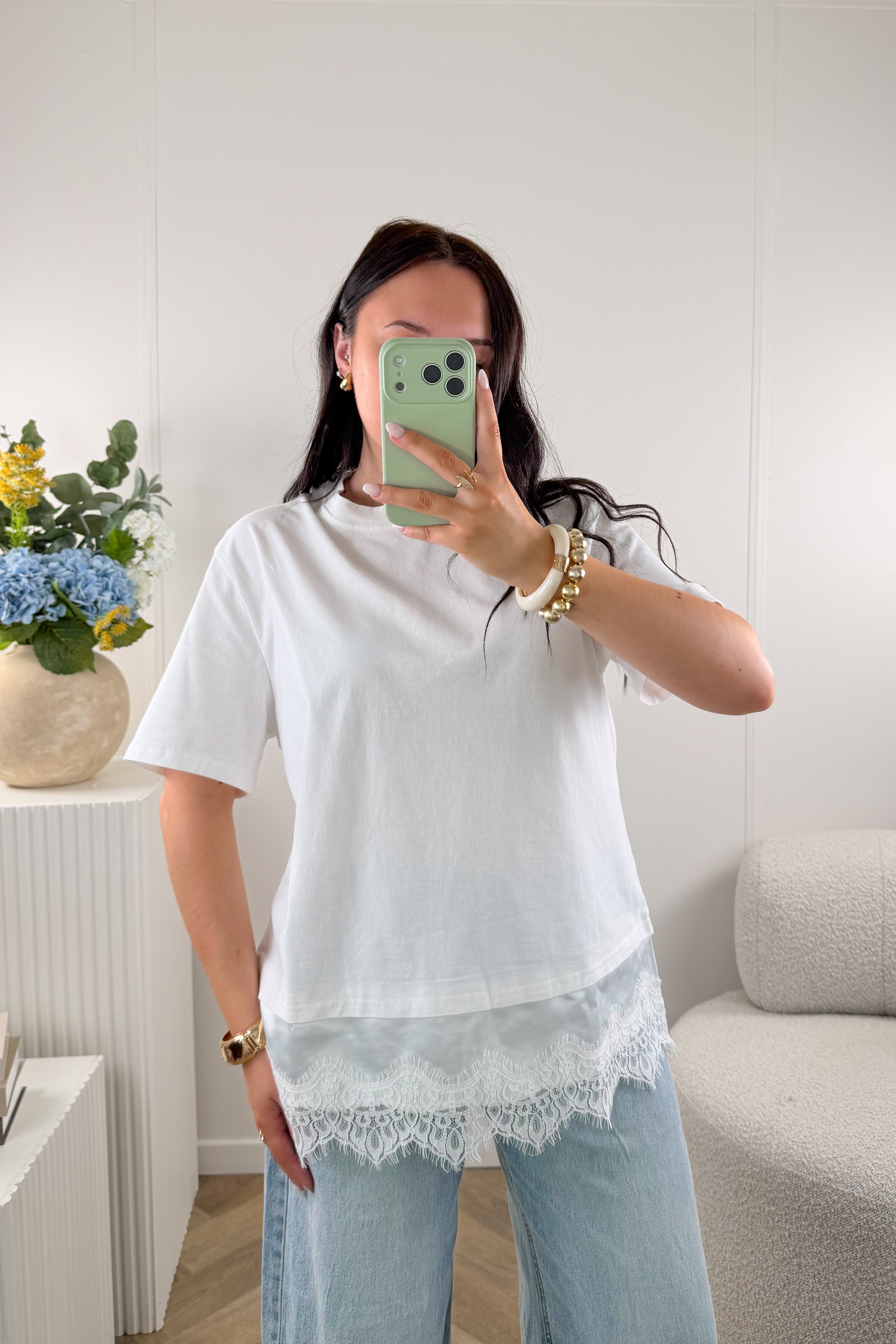 T-SHIRT DENTELLE