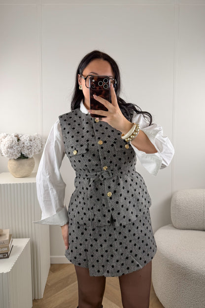 GILET POIS