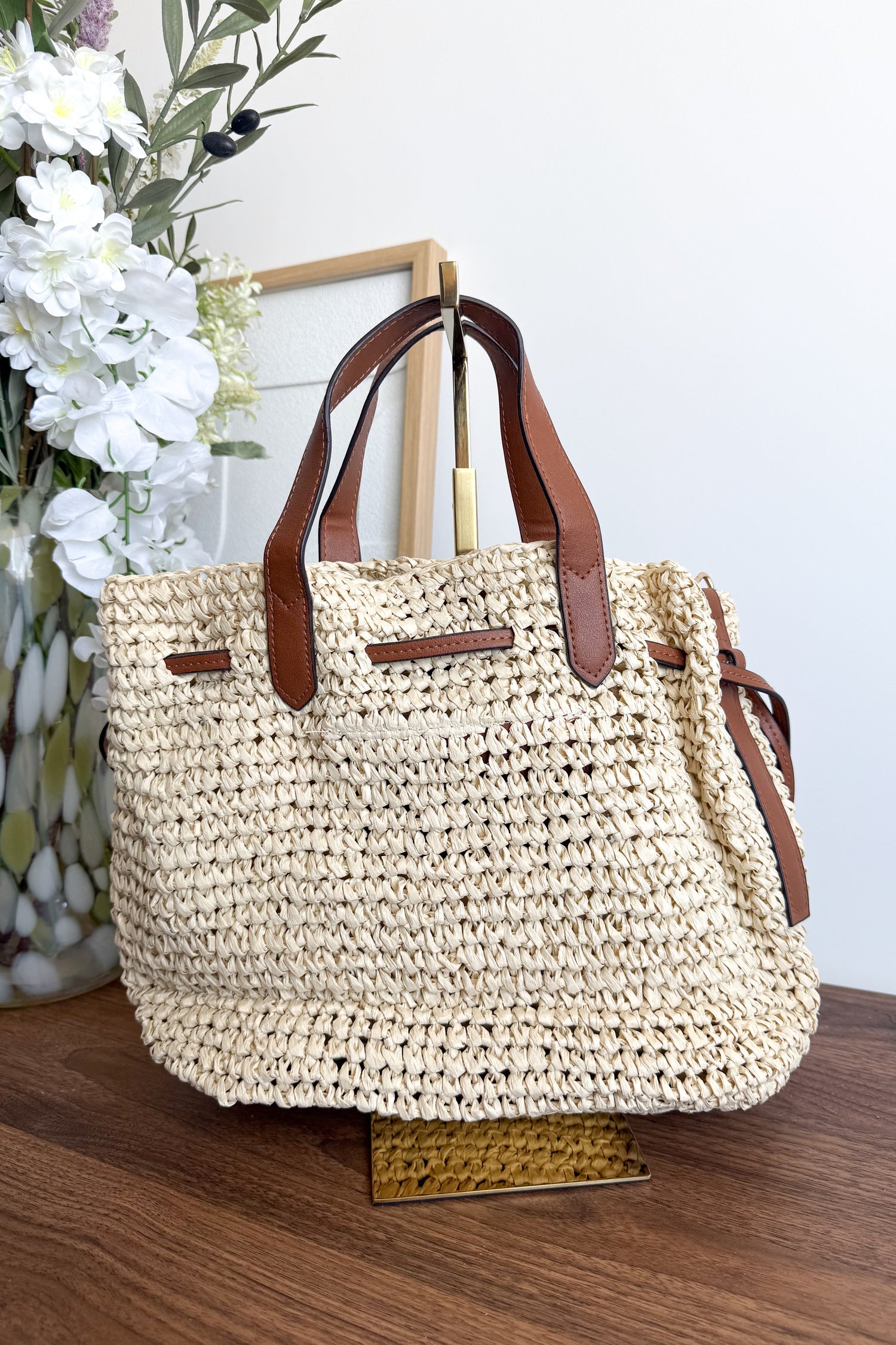 SAC TRESSÉ EN PAILLE