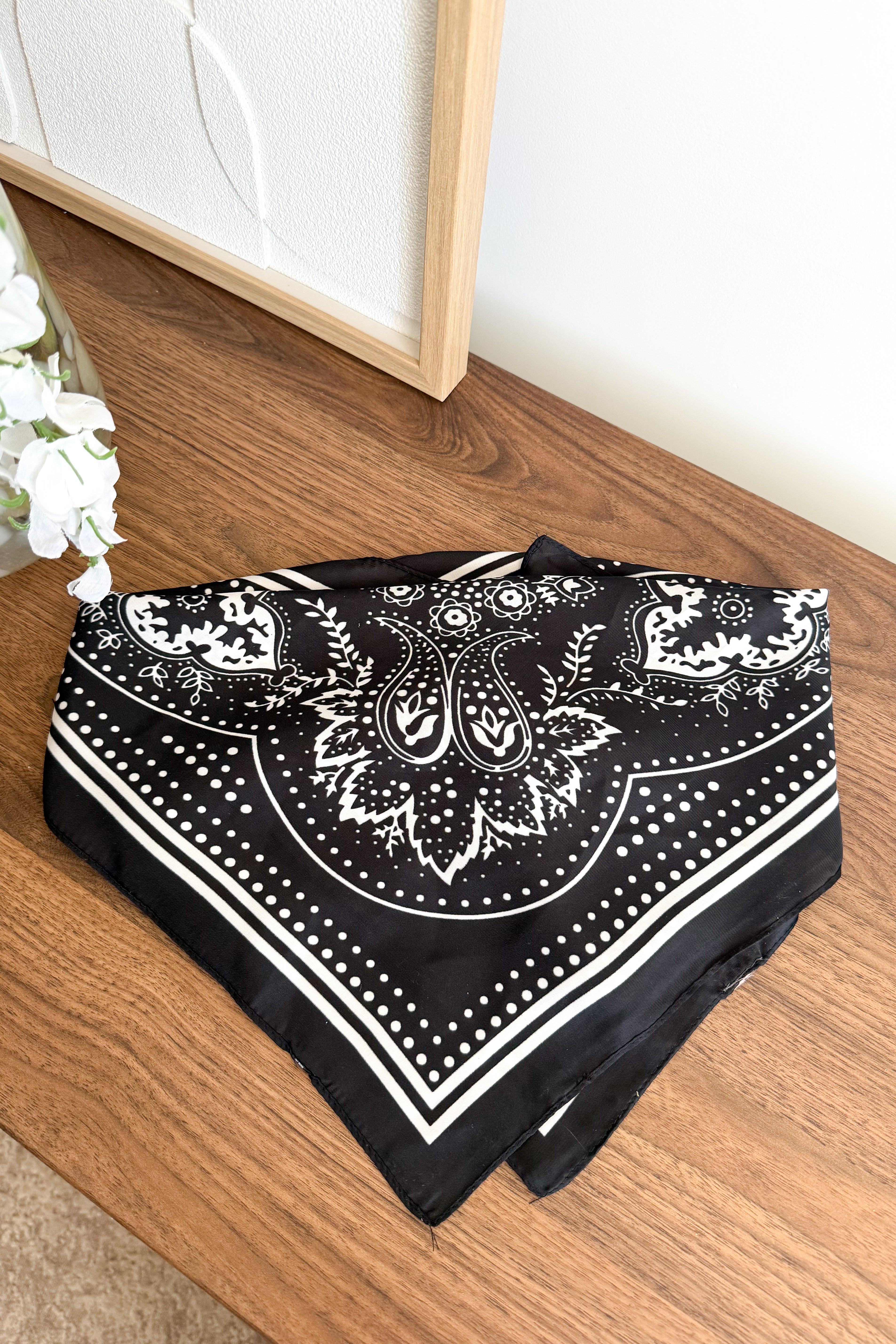 FOULARD BANDANA NOIR