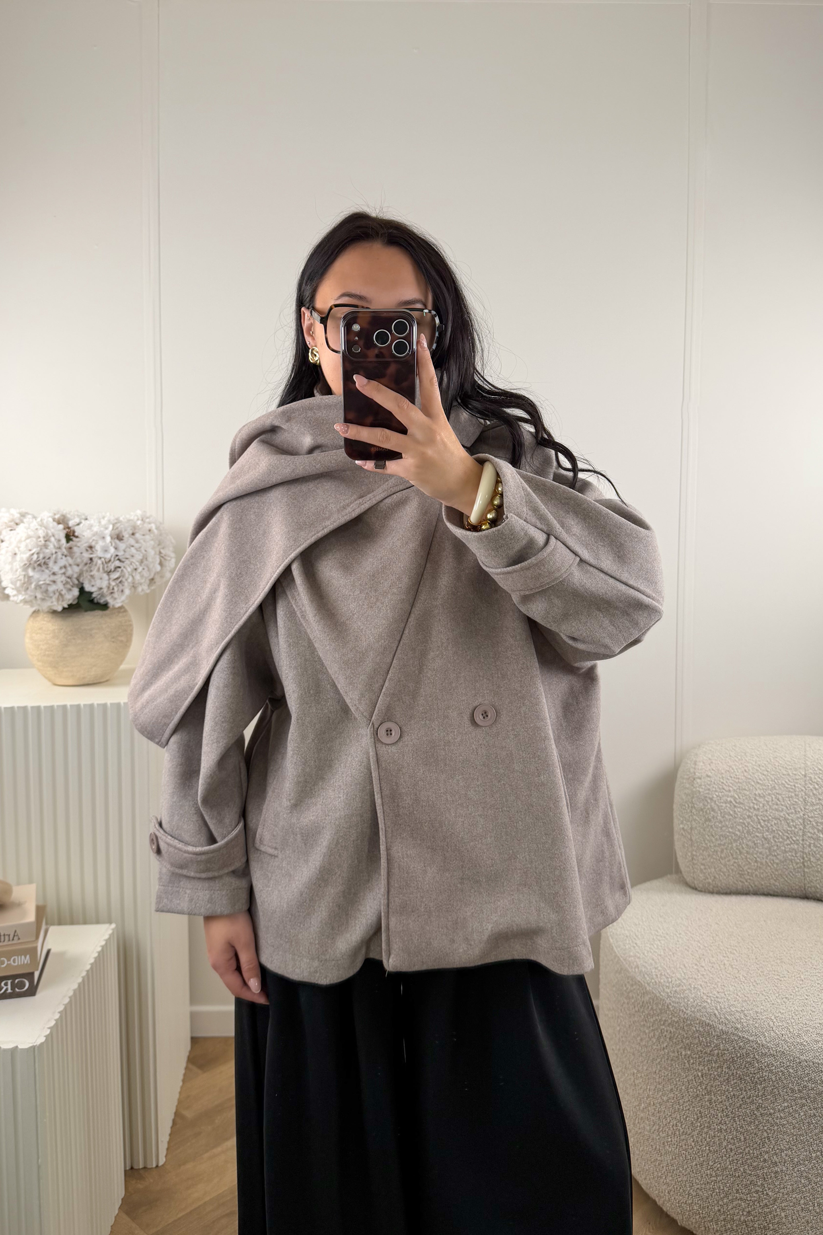 VESTE ÉCHARPE