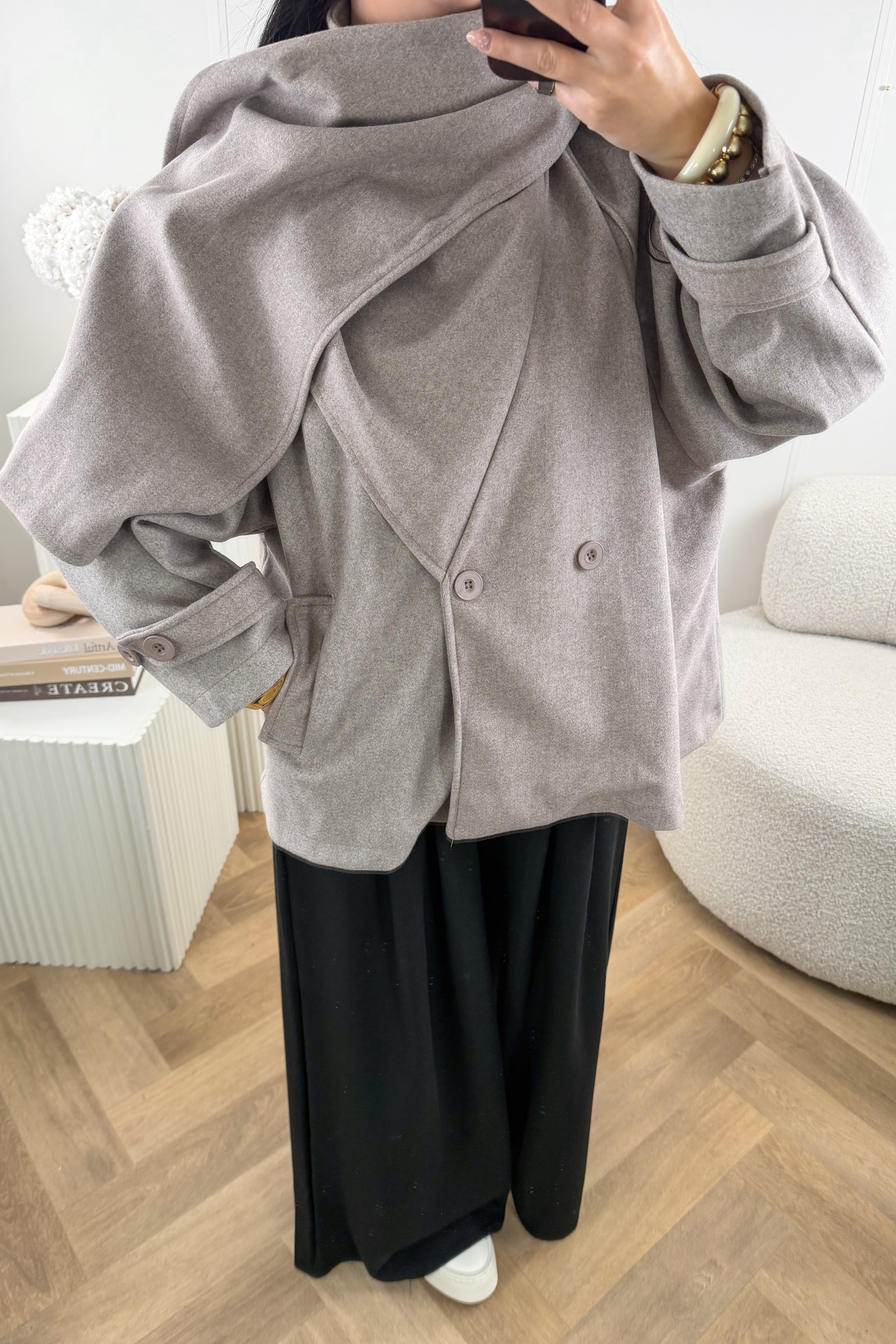 VESTE ÉCHARPE