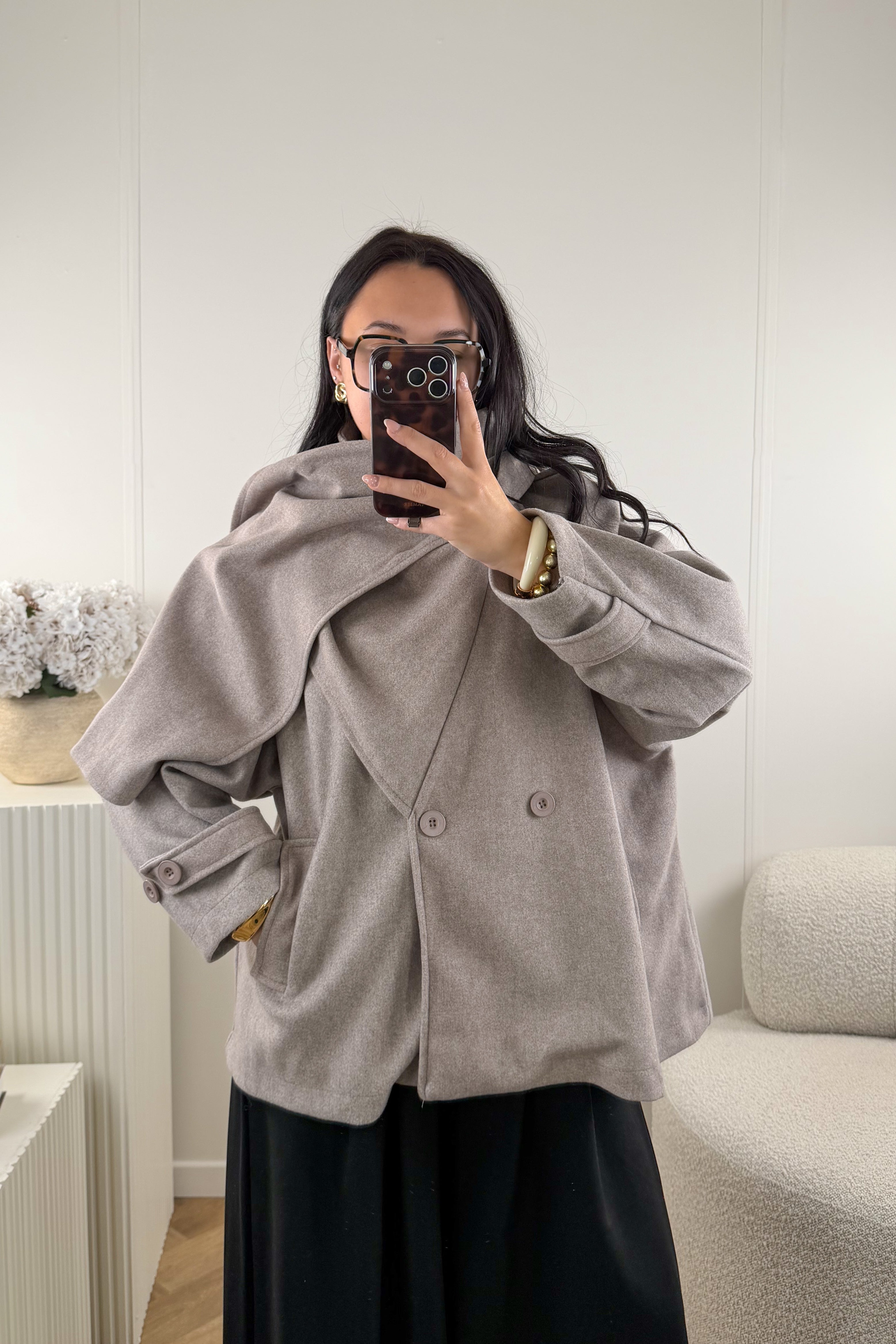 VESTE ÉCHARPE