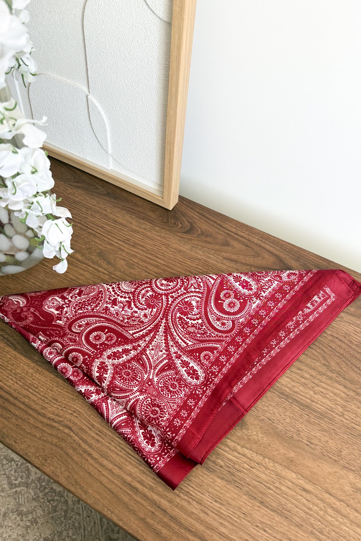 FOULARD ROUGE BANDANA