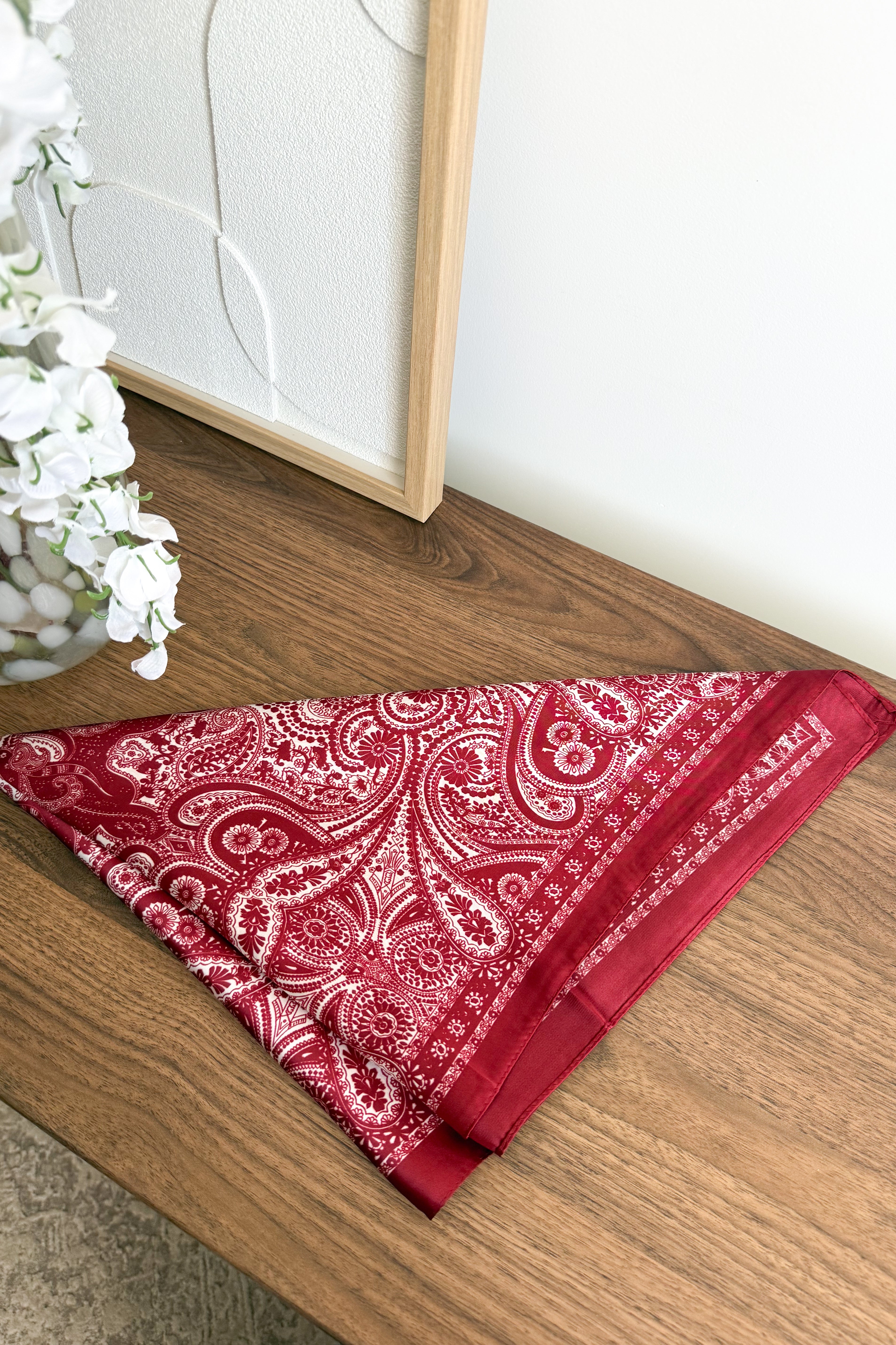 FOULARD ROUGE BANDANA