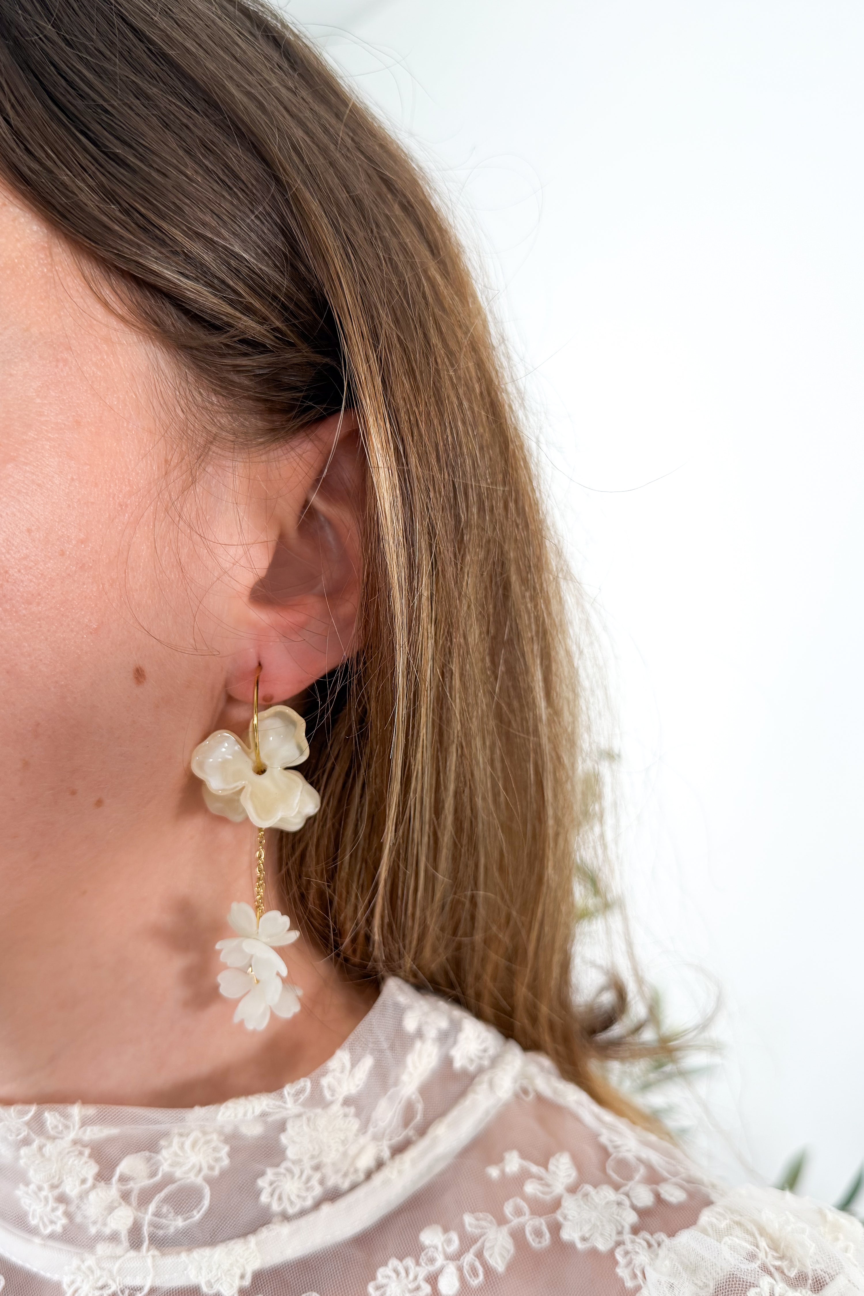 BOUCLES FLEUR D&