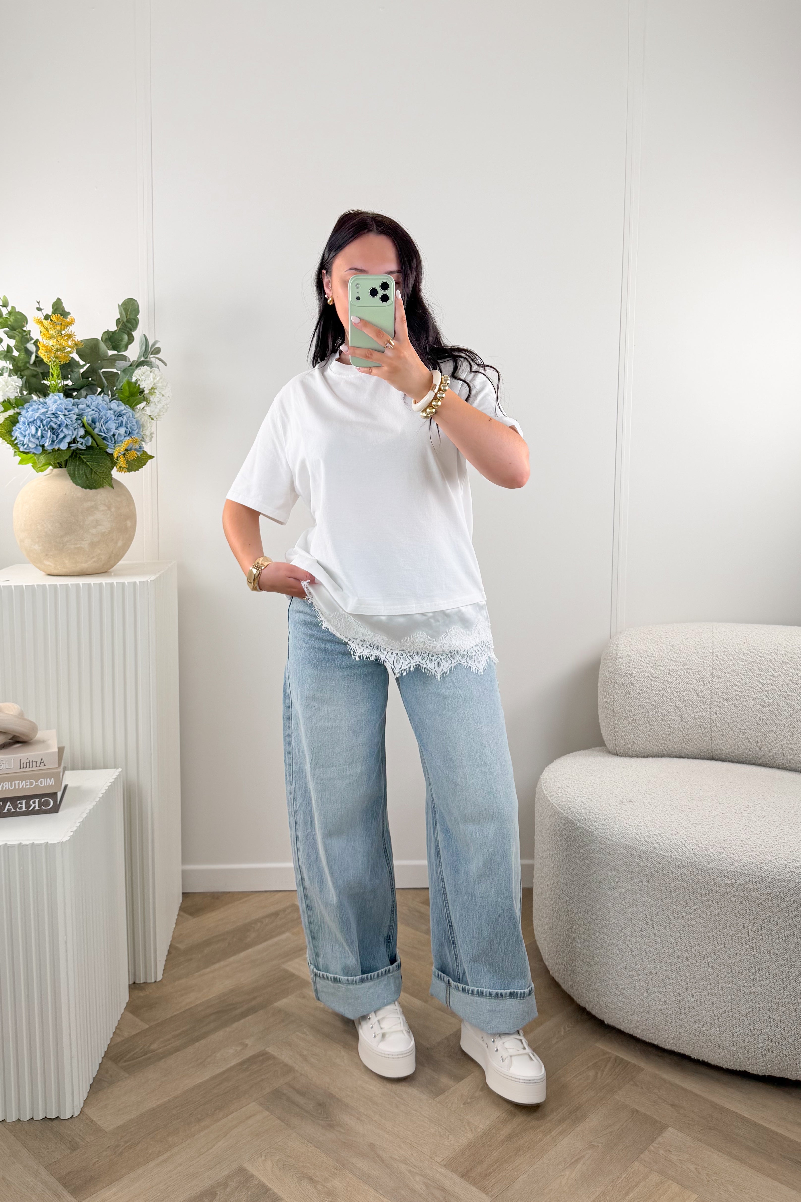 T-SHIRT DENTELLE