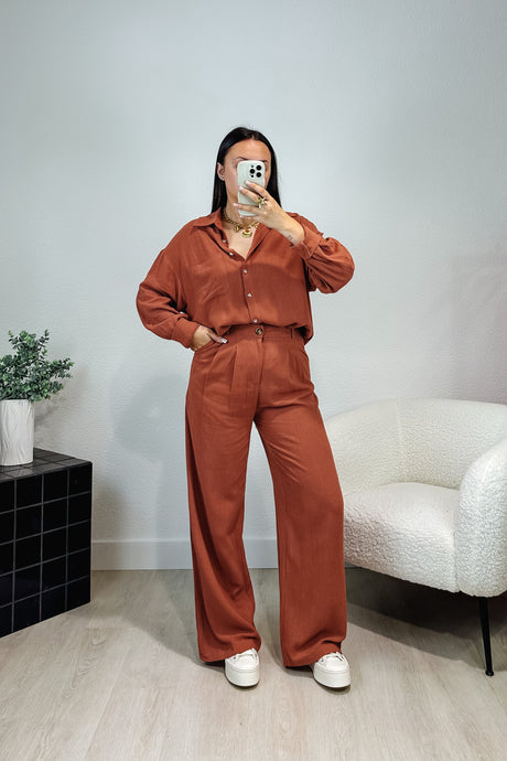 Pantalon WILMA - terracotta